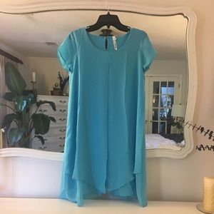 Brand New Flowy Blue Dress